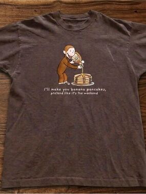 Curious George Banana Pancakes Graphic Tee